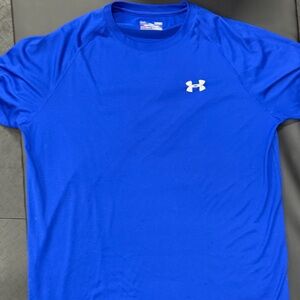 Under Armour Men's Vibrant Blue Tee Mens large